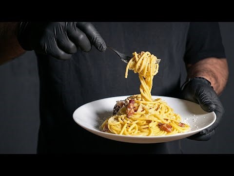 Carbonara Pasta Cooking ASMR | Crispy Bacon & Creamy Sauce