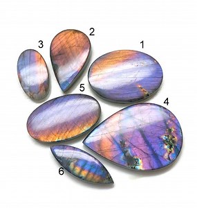 Rare Golden Orange Spectrolite Labradorite Cabochon, Natural Multi Purple Labradorite Loose Gemstone for Jewelry Making Wire Wrapped LOT-658 - Etsy