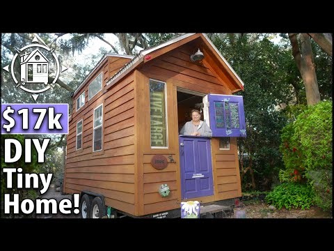 She built her own Tiny Home for cheap! 9 yrs of living tiny