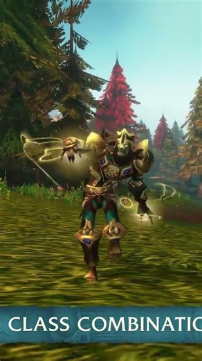 Undead Paladin and Dwarf Shaman in Warcraft Forever