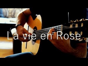 La Vie en Rose - Edith Piaf Fingerstyle Guitar Cover [TAB]