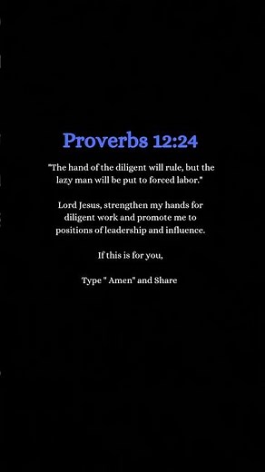 Proverbs 12:24 | The Biblical Secret to Leadership and Promotion