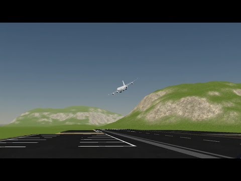 American International Airlines Flight 808 - Crash Animation
