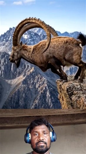 A Markhor playing in the mountains #tech #unboxing #gadgets #iphone #technology