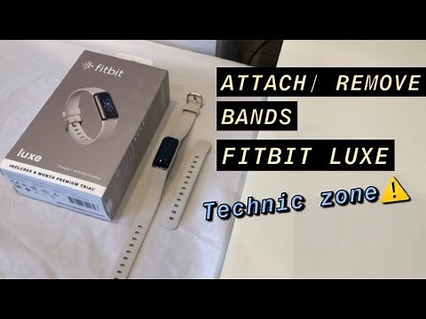 How to change the bands on a Fitbit luxe
