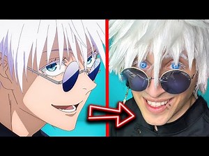 Gojo goes to Anime Expo | Jujutsu Kaisen Cosplay Transformation