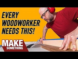 Dead Simple Table Saw Crosscut Sled | The Easiest and Most Accurate.