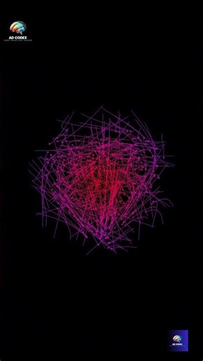 My favorite Python animation so far 💗 #python #generativeart