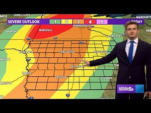 Iowa Weather Forecast: Scattered strong to severe storms likely this evening
