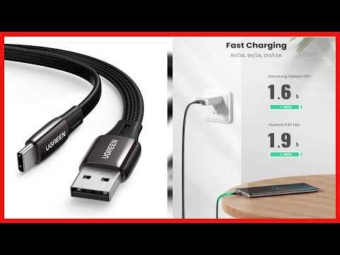 UGREEN Flat Type C Cable Review Durable, Fast, and Tangle Free Charging