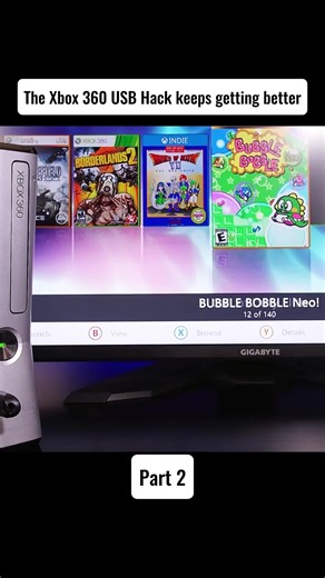 The Xbox 360 USB Hack keeps getting better #xbox #usb #hack #retro #gaming