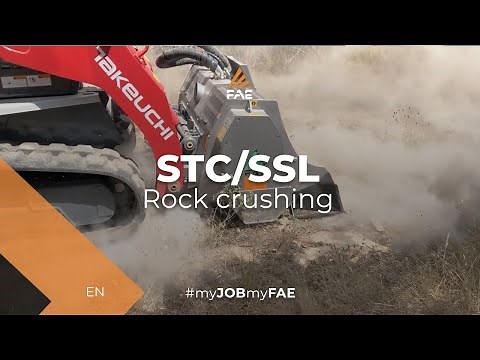 FAE STC/SSL stone crusher working in Texas