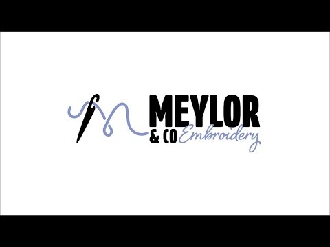 Animated Logo Reveal | Meylor & Co Embroidery