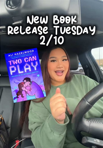 happy new book release tuesday!! today i’m looking for @Ali Hazelwood two can play novella 💜but here’s what i found for february 10th. are there books you got today? 😇🤗 #bookrelease #alihazelwood #newreleasetuesday #bookishtiktok #bookgirlies