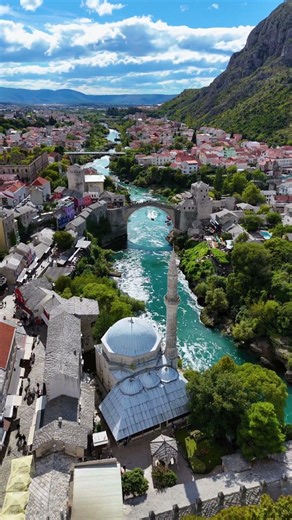 Mostar 4K - Bosnia & Herzegovina From Above #drone #travel