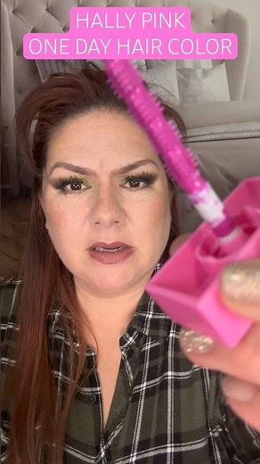 HALLY PINK ONE DAY HAIR COLOR REVIEW AND TUTORIAL. Temporary Hair Color