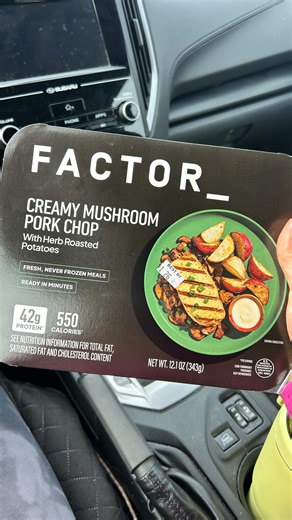 mika | easy high protein recipes on Instagram: "Grab a free meal! 👇 After workouts, I am known for grabbing the most convenient thing because I just do not have the patience to wait. I’m a hungry girl!! But not to worry! @factormeals is now at @target ! So I stopped by during my grocery run and also grabbed the Creamy Mushroom Pork Chop (I got 2 with my free meal rebate!). They are available in the refrigerated deli section and are total game-changers for my post-workout protein and reducing my