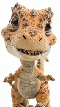 Meet the Cutest Baby Dino! 🦖✨ | Adorable T-Rex Animation