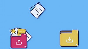 「送信側から受信側へのファイル転送を示すアニメーション。2つのデバイス間またはロケーション間を移動するデータ パケットを表現します。」の動画素材（ロイヤリティフリー）3936830147 | Shutterstock