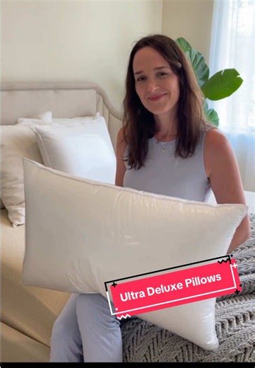 Ultra Deluxe Pillows Hotel Quality 2 Pack & 4 Pack Soft Comfortable Bedding Supplies for Optimal Sleep #pillow #winter #tiktokshop #viral #viralvideos