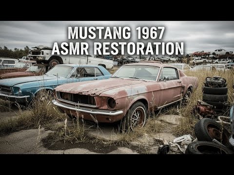 ASMR Car Restoration! Full Restoration 1967 Ford Mustang from Total Disrepair to Looking New