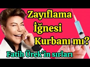 Was Fatih Ürek a victim of weight loss injections? Why is he obsessed with his rent?