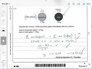 IAL Edexcel Physics Unit 1 October 2021 - part 2