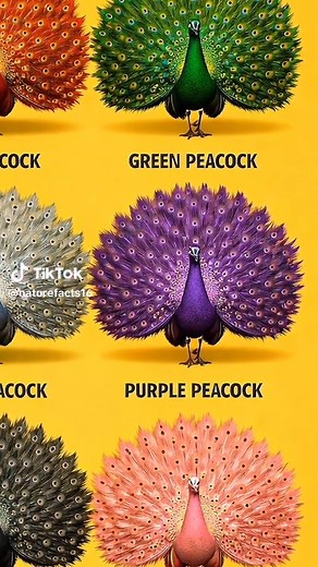 Explore Rare Peacock Colors: Purple, Bronze, Yellow, and More