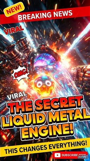 The Secret Liquid Metal Engine! 🧪🛸 #Shorts MercuryVortex #AncientTech #LiquidMetal