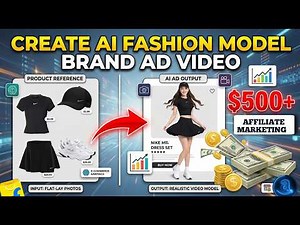 How To Create Ai Fashion Model For Brand Outfit Ads Video With Affiliate Marketing ( Step by step)