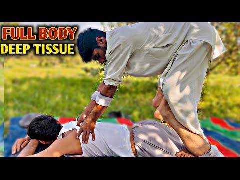 Deep Tissue Full Body Oil Massage 💥 Head Back Leg Cracking By Sajju Master | Super Relaxing ASMR