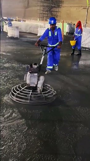 Power Floating Concrete #concrete #construction #civilengineering ‪@ZeeConstructionHub‬