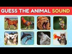 Guess the Animal Sound | Can You Identify All the Animal Sounds? 🐾