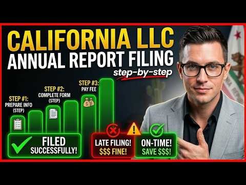 How To File Annual Report for LLC in California (2026) California LLC Annual Report Filing Method
