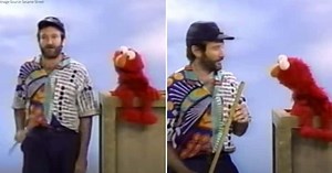 Resurfaced 'Sesame Street' blooper featuring Elmo and Robin Williams has us missing the comedian, again