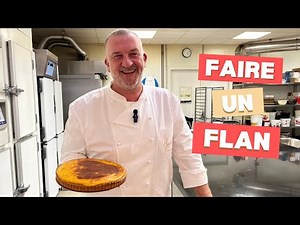 How to make a flan? Step-by-step tutorial by Sébastien Houcke, Boulangerie pâtisserie Houcke Haze...