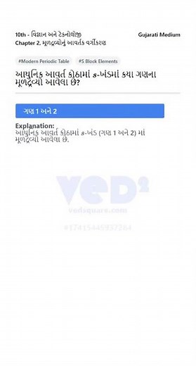 Modern Periodic Table S Block Elements Explained
