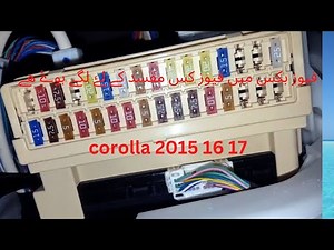 toyota 2015 fuse box wiring diagram and informs