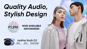1.8K views · 304 reactions | Immerse yourself with #QualityAudioStylishDesign with the realme Buds Q2 NOW AVAILABLE for only P1,290! Make it yours today by visiting the realme store or partner dealers near you! #realmeBudsQ2 #realmeTechLife | realme | Facebook