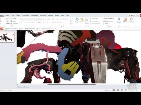 Remaking The Prototype using only shapes in PowerPoint | Poppy Playtime Chapter 5
