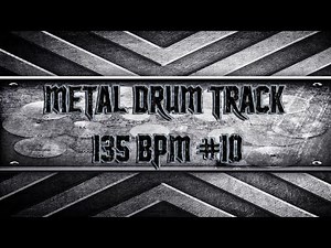 Glam Metal Drum Track 135 BPM (HQ,HD)