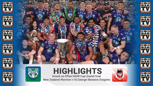 6.3K views · 45 reactions | 2025 New South Wales Rugby League Knock on Effect Cup Grand Final Highlights One NZ Warriors v St George Illawarra Dragons | BarTV Sports Rugby League | Facebook