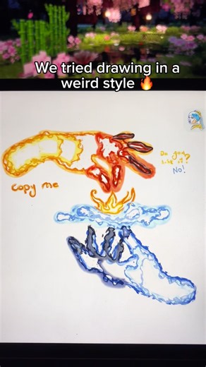 Weird art challenge 🤯
