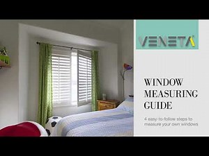 Veneta™ How to Measure Custom Shutters