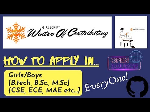 Open-Source Program for Everyone || Gwoc 21 || GirlScript Winter of Contributing 2021