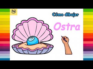 Cómo dibujar una linda ostra fácil paso a paso 2022 | No.9 ARETS