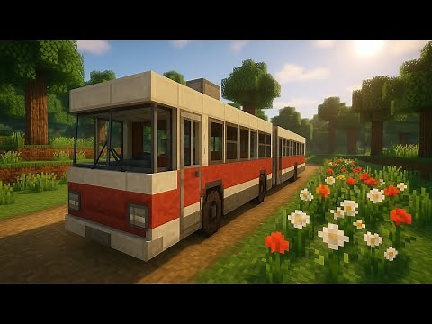 🚌 Minecraft Gelenkbus Tutorial – XXL-Bus einfach & realistisch bauen!