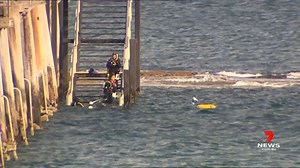 A devastated wife has tried in vain to save her husband during a night-time scuba dive gone wrong at Port Noarlunga. Passers-by also jumped into the water to help but it was too late. 7NEWS Adelaide at 6pm | www.7NEWS.com.au #7NEWS | 7NEWS Adelaide