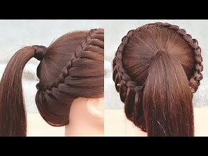 Beautiful hairstyle for collage girls || Easy braided hairstyle compilation || hair style girl