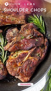 1.2K views · 118 reactions | Lamb Shoulder Chop 襤 Full Recipe: https://momsdish.com/lamb-shoulder-chop-recipe | Momsdish - Crazy Easy Cooking | Facebook